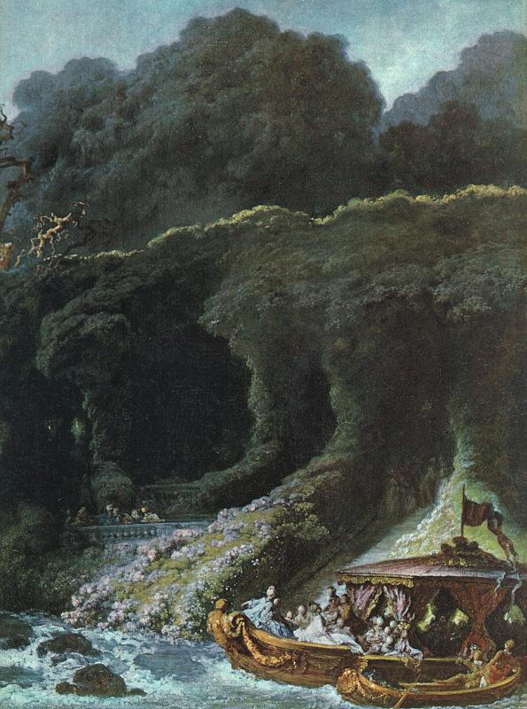 Jean Honore Fragonard Fete at Rambouillet Norge oil painting art